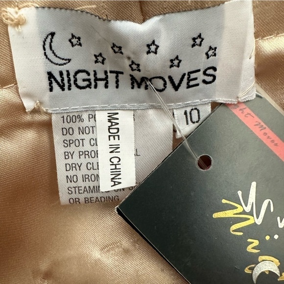 Night Moves by ALLURE Gold Sequin Evening Flapper Gatsby Sleeveless Dress, 10 - Picture 11 of 15